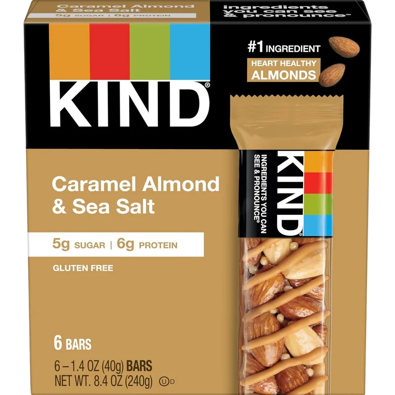 Image of KIND Caramel Almond & Sea Salt Bar (6 CT)