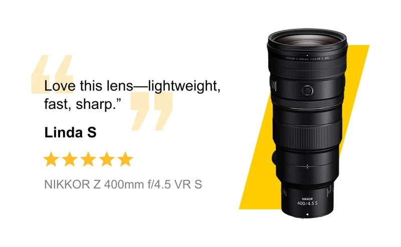 5 Stars | NIKKOR Z 400mm f/4.5 VR S