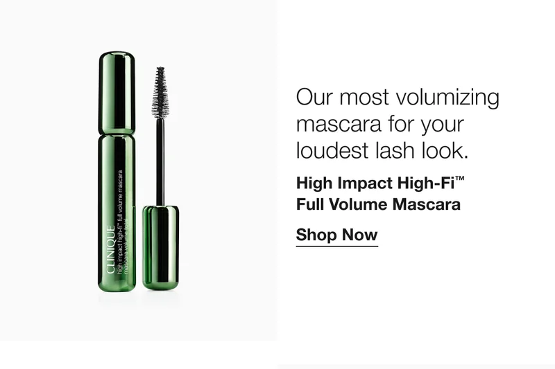 Our most volumizing mascara for your loudest lash look. High Impact High-Fi™ Full Volume Mascara Shop Now