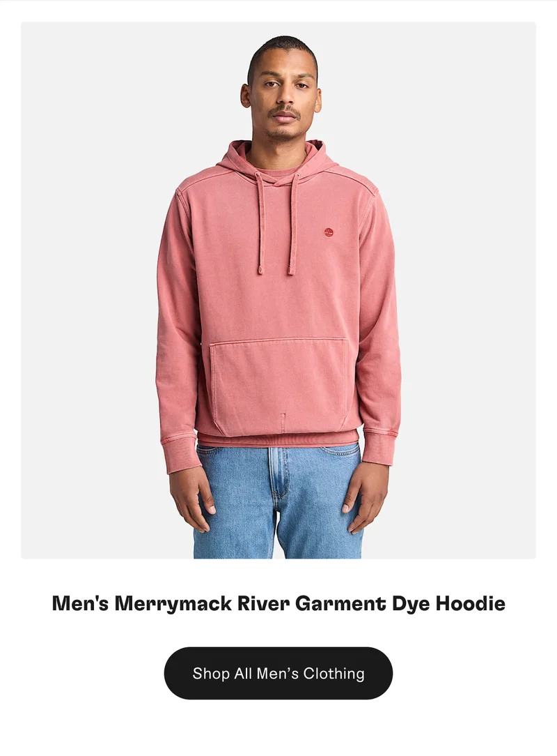 Men's Merrymack River Garment Dye Hoodie. Shop All Men's Clothing