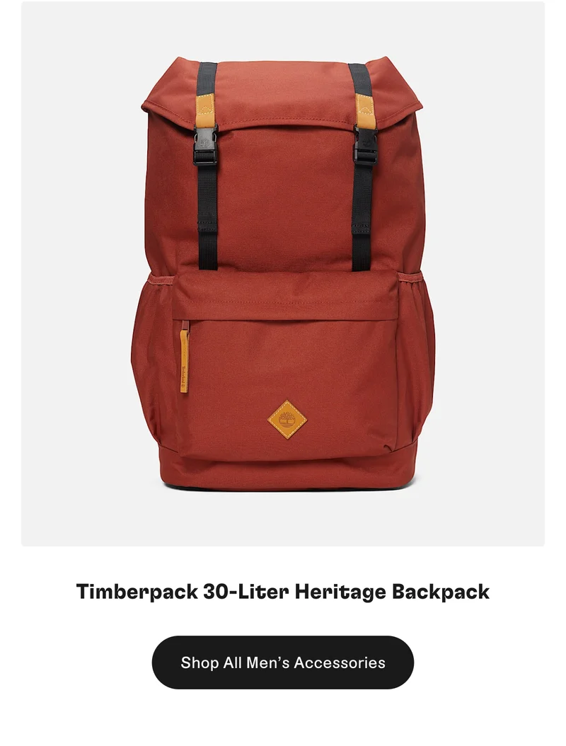 Timberpack 30 Liter Heritage Backpack. Shop All Men's Accessories.