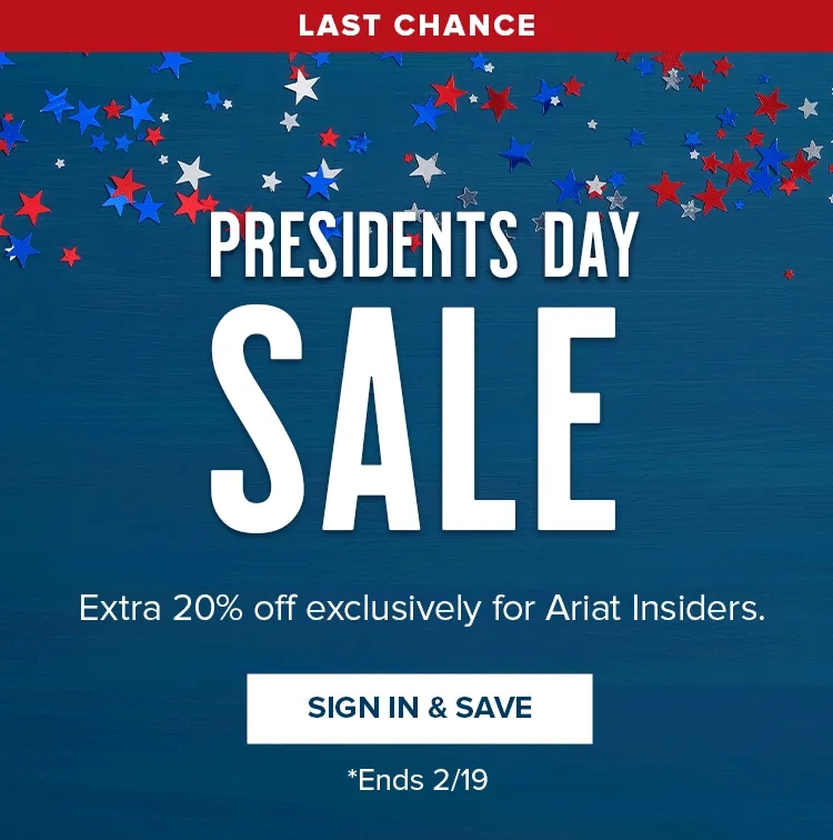 PRESIDENTS DAY SALE | SIGN IN AND SAVE