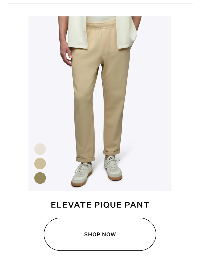 Elevate Pique Pant