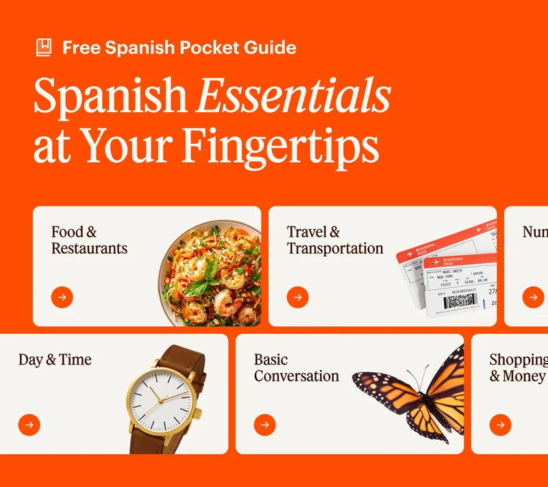 free spanish pocket guide