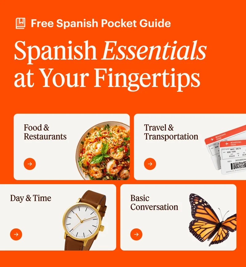 free spanish pocket guide