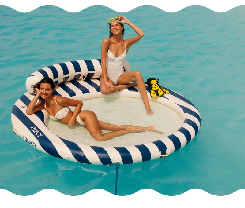 MORE THAN A POOL FLOAT - INFLATABLE SWIM PLATFORMS -