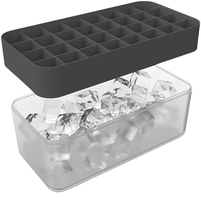 Image of Porter Silicone Ice Box - Charcoal