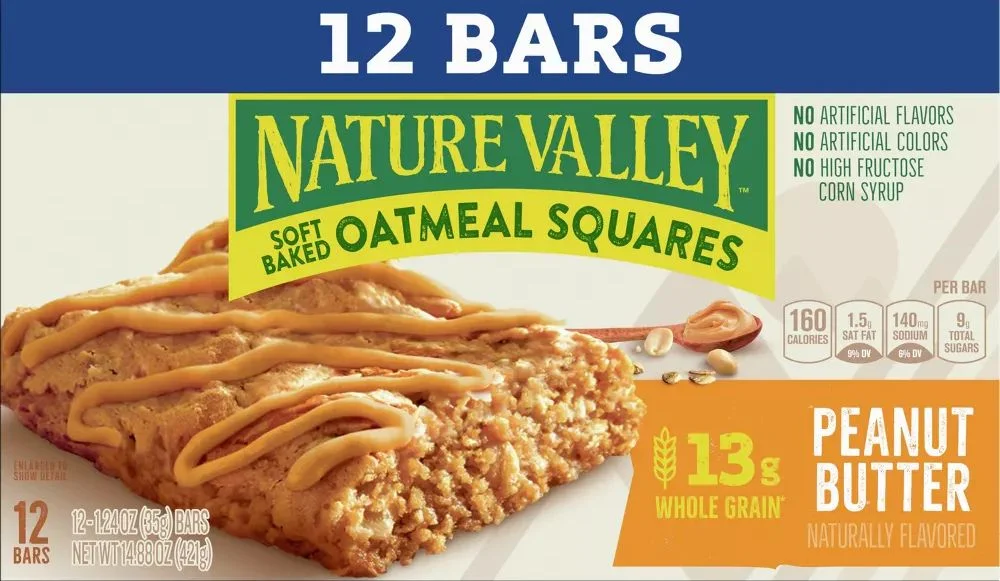 Image of Nature Valley Soft Baked Oatmeal Squares - Peanut Butter (12 CT)