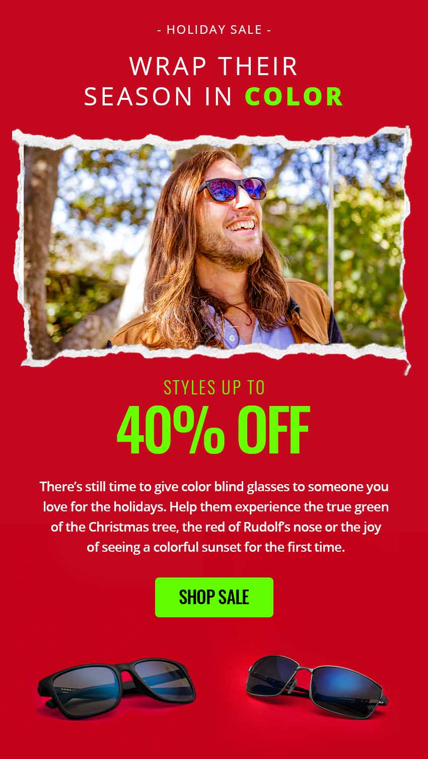 SHOP HOLIDAY SALE