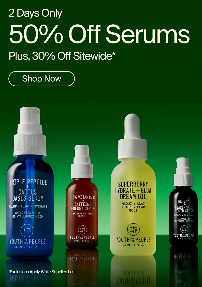 50% Off Serums