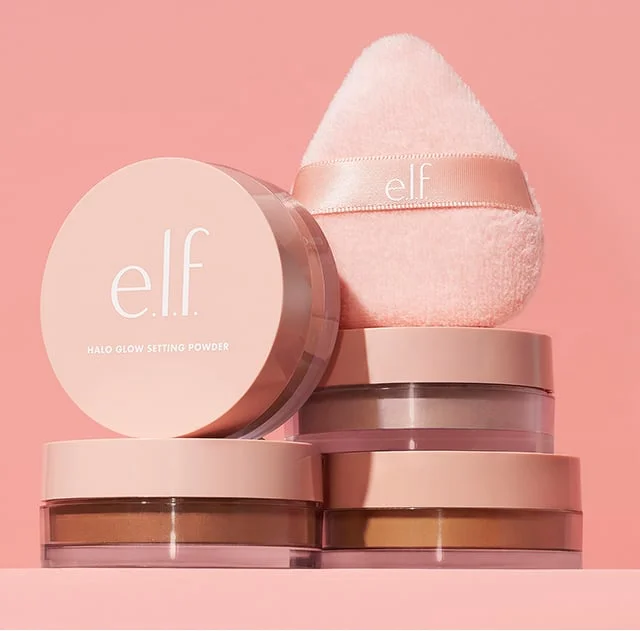 Halo Glow Setting Powder and Halo Glow Pinkie Puffs