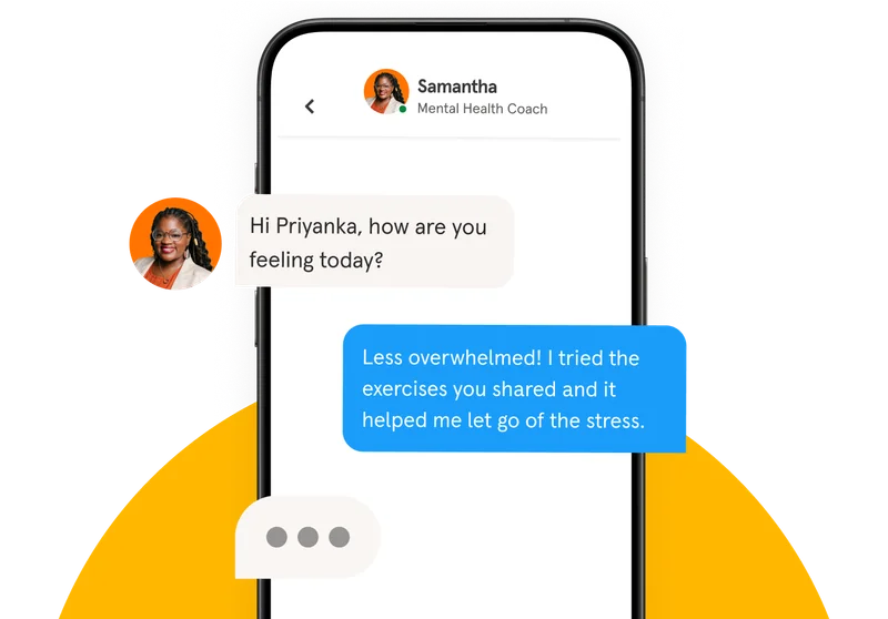 Mental health coaching is now available