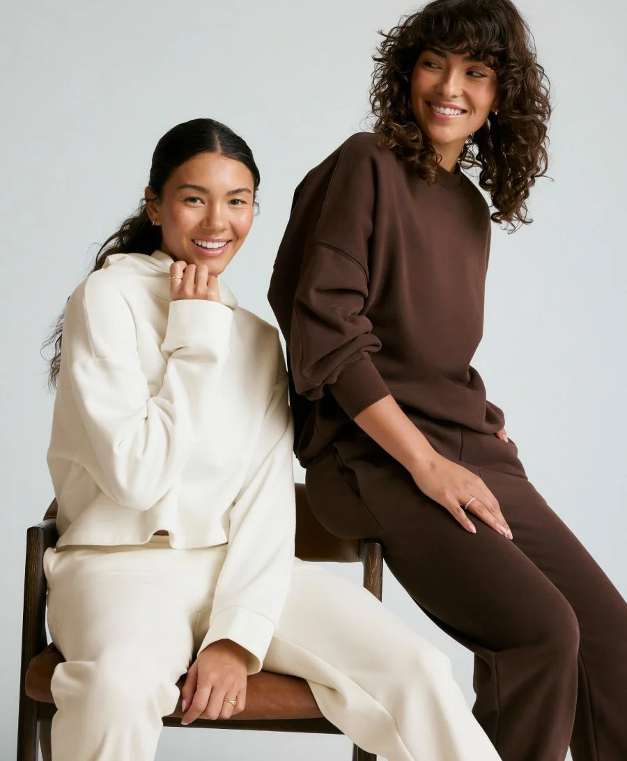 Happiness Fleece Cropped Hoodie