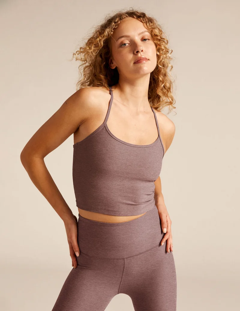 Image of Spacedye Slim Racerback Cropped Tank