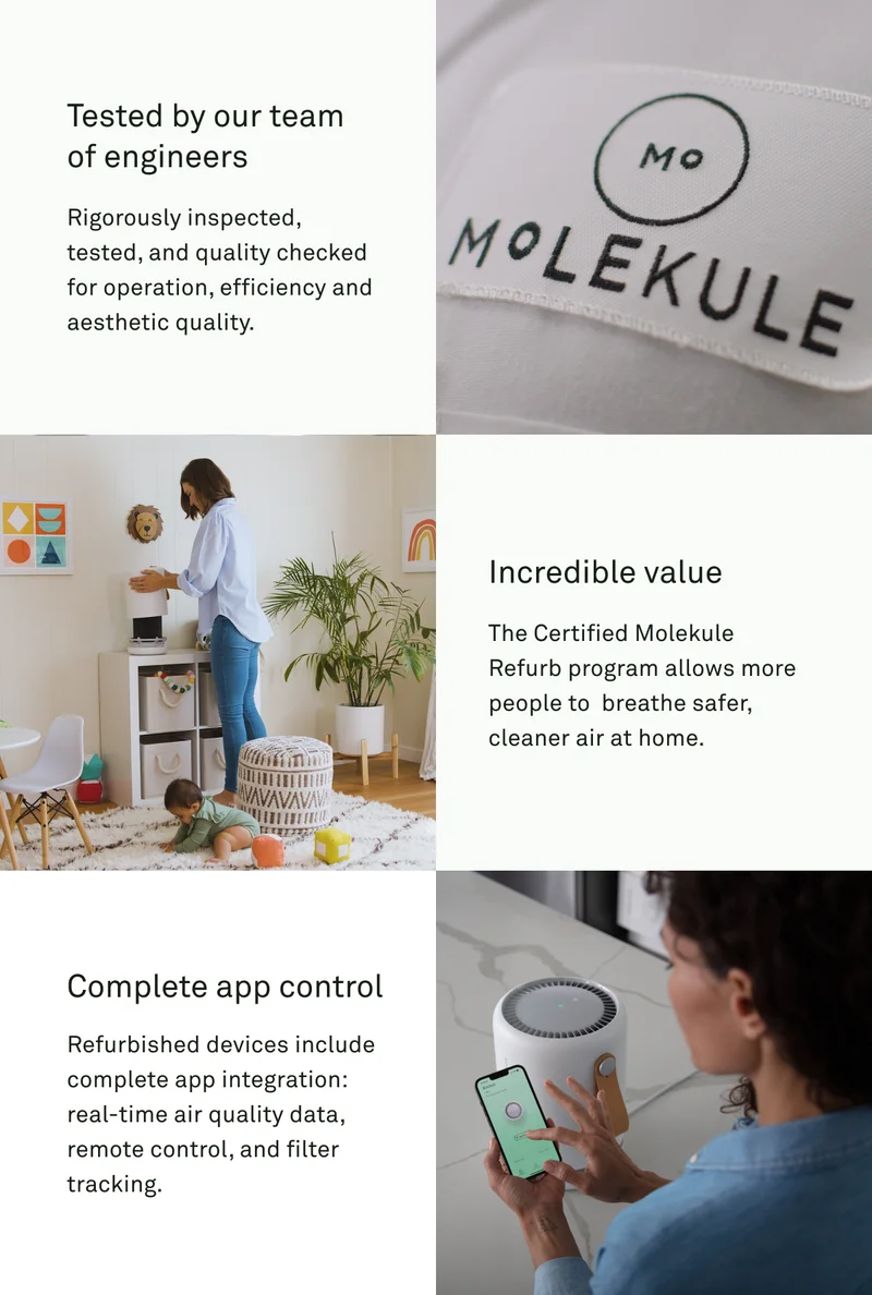 Restore your home's air with certified refurbished air purifiers