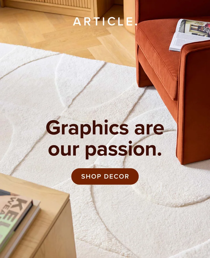 Graphics are our passion: shop decor.