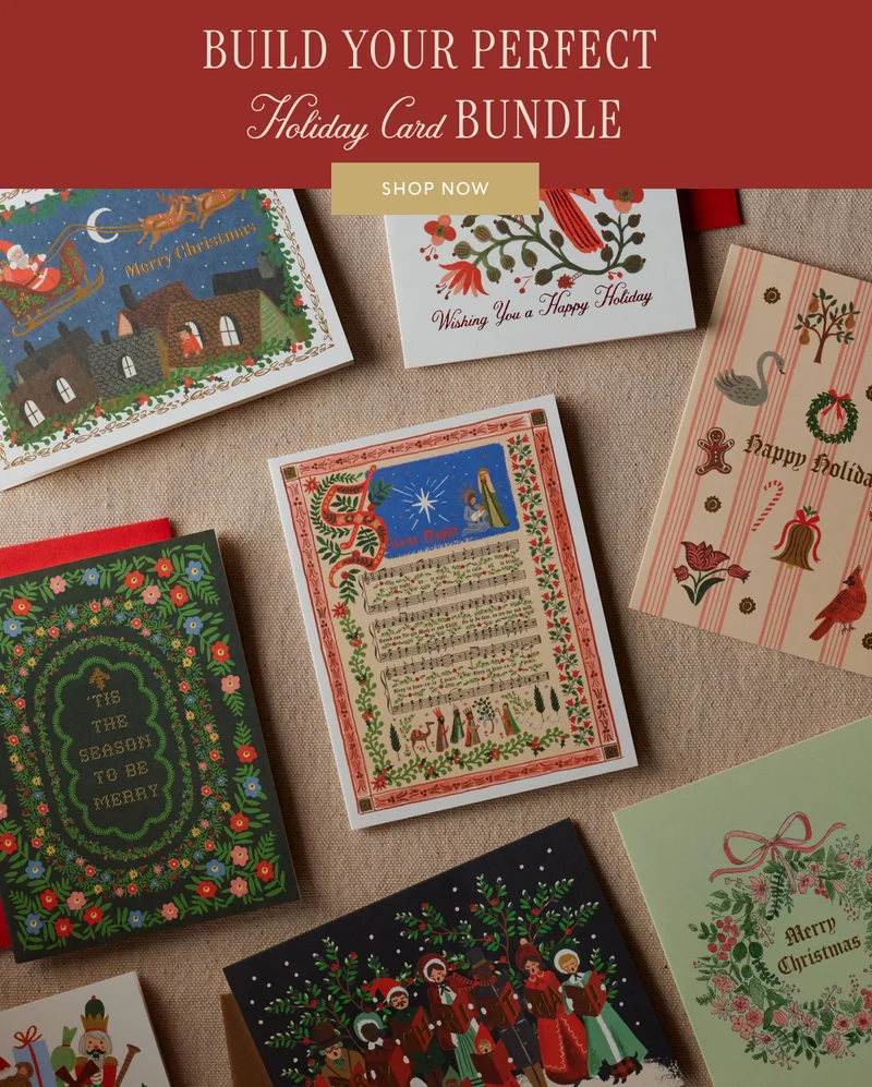 Build your Perfect  Holiday Card Bundle Shop now