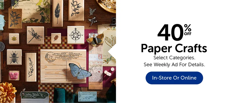 40% Off Paper Crafts