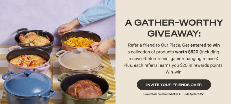 A Gather-Worthy Giveaway - Invite your friends over