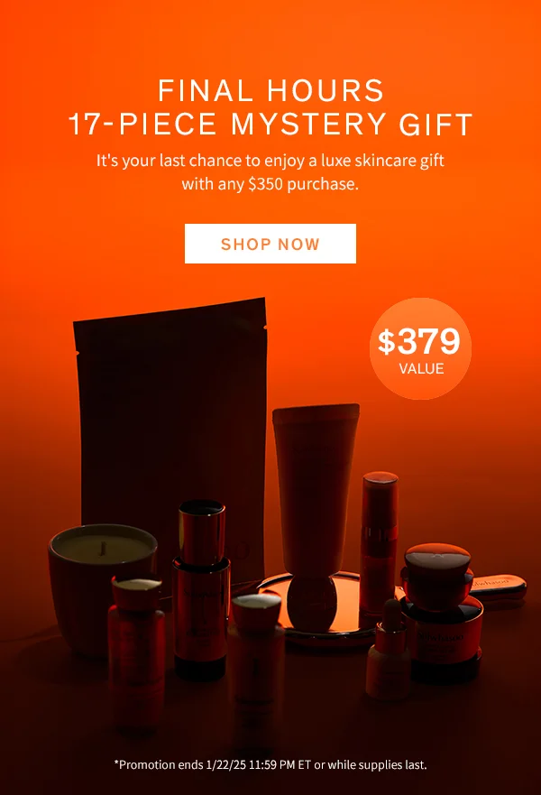 17-piece Mystery Gift with $350+ purchase