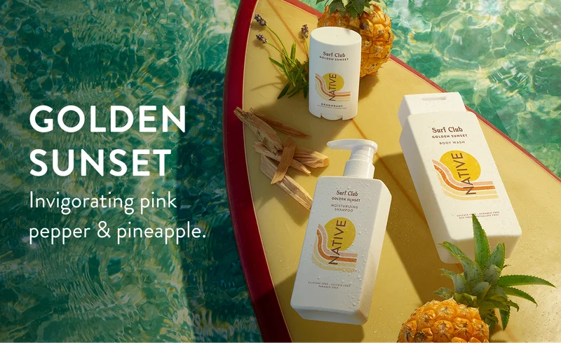 Golden Sunset. Invigorating pink pepper and pineapple