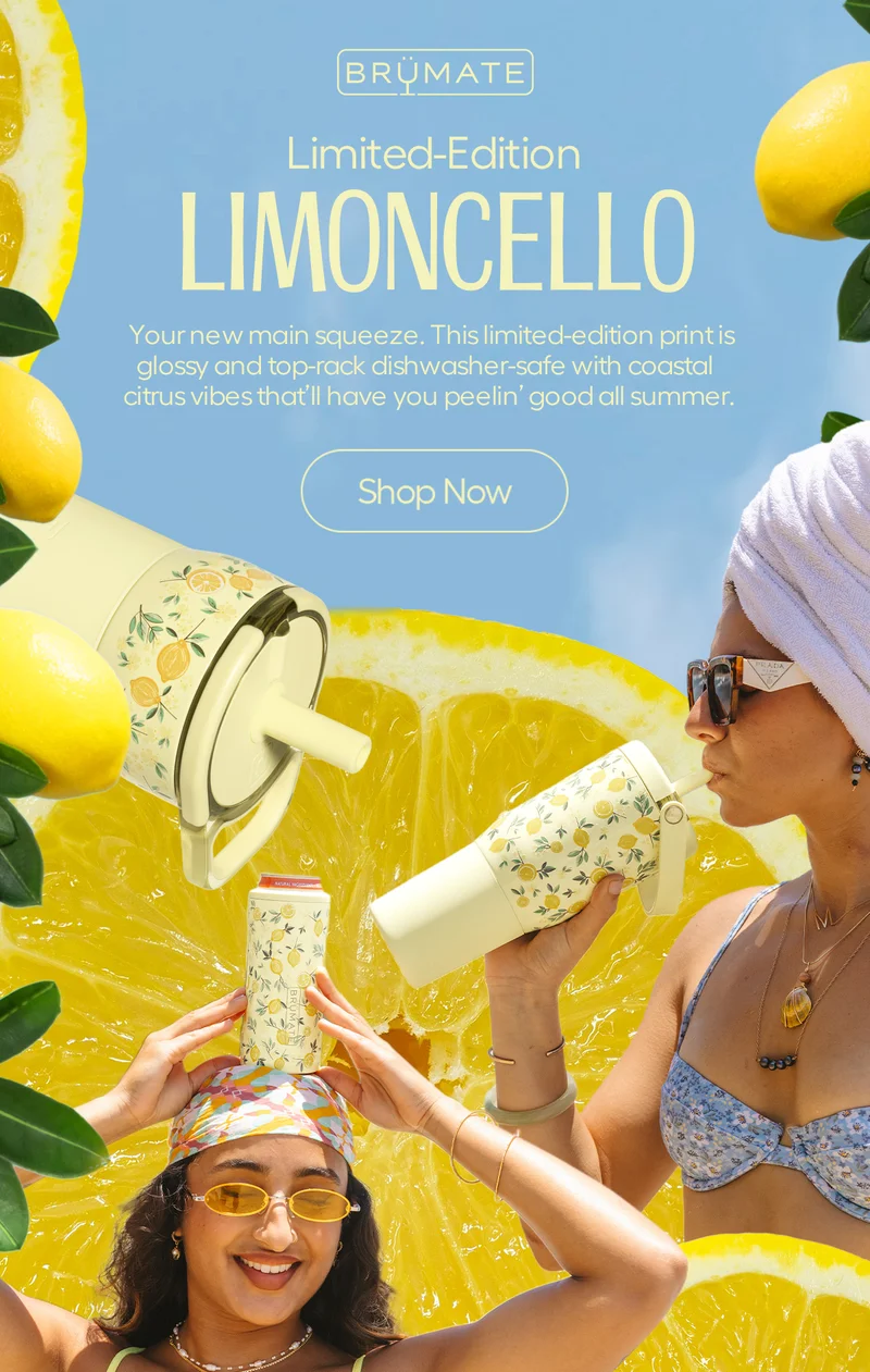 Limited-Edition. Limoncello. Your new main squeeze. This limited-edition prints is glossy and top-rack dishwasher safe with coastal citrus vibes that'll have you peelin' good all summer. - Shop Now