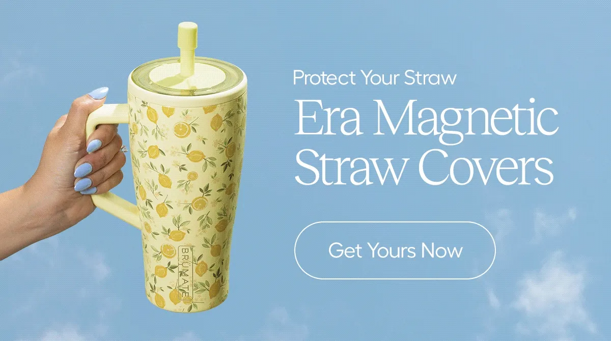 Protect Your straw. Era Magnetic Straw Covers - Get Yours Now