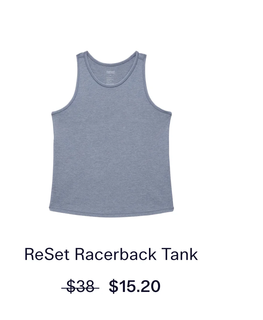 ReSet Racerback Tank  |  $15.20