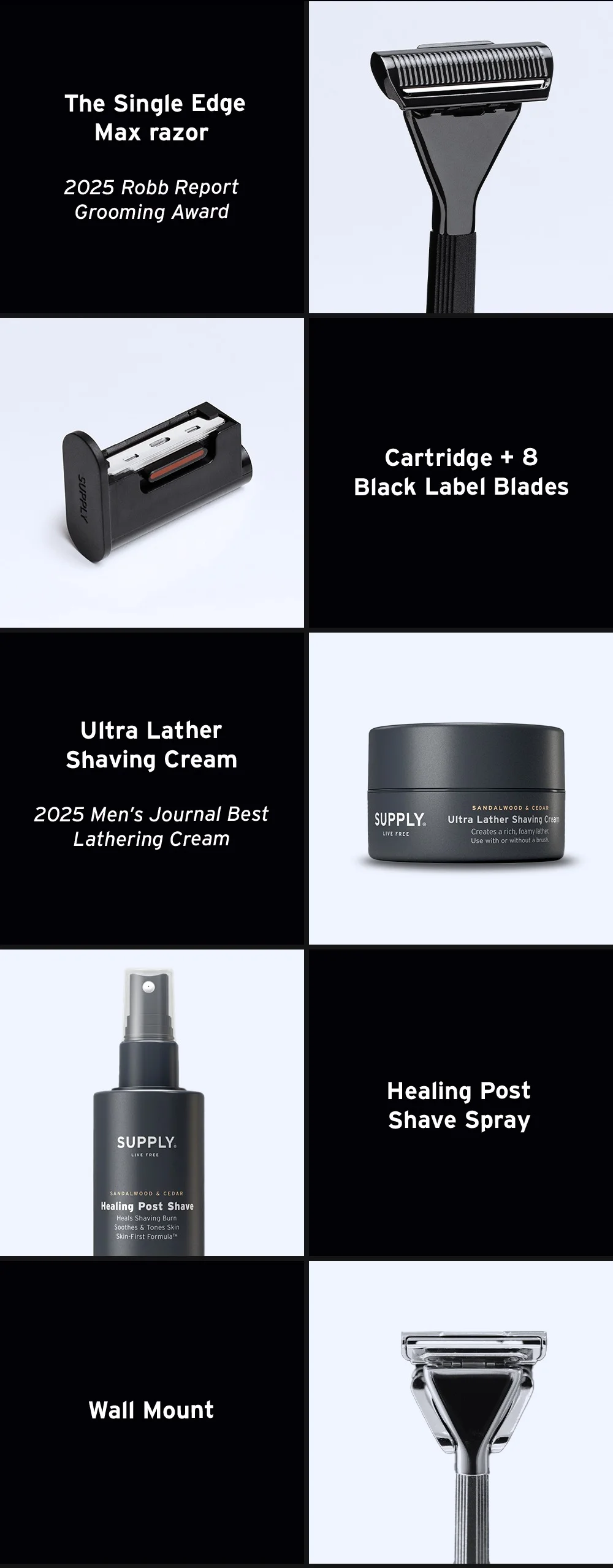 The Single edge max razor.