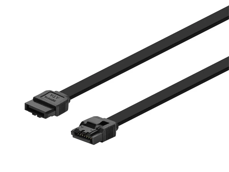 SATA Cable with Locking Latch, 18in