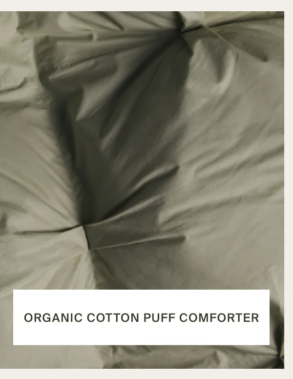 Save on Organic Cotton Puff Comforter