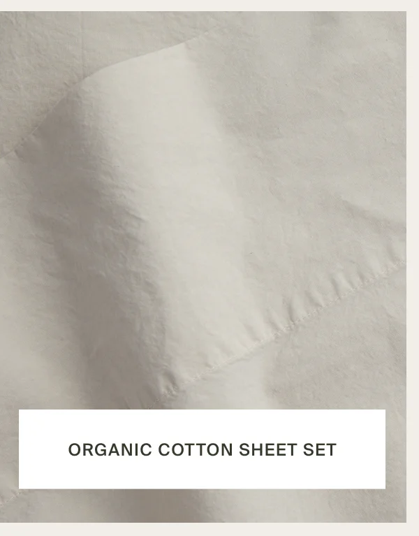 Save on Organic Cotton Sheet Set