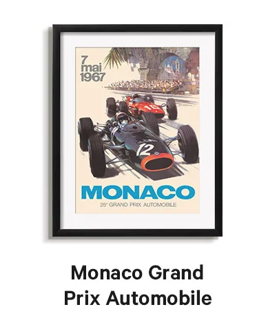 25th Monaco Grand Prix Automobile by Michael Turner
