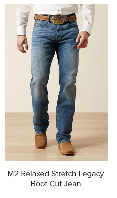 M2 Relaxed Stretch Legacy Boot Cut Jean