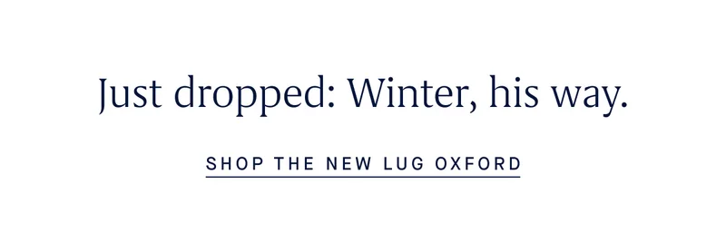 Just dropped: Winter, his way.