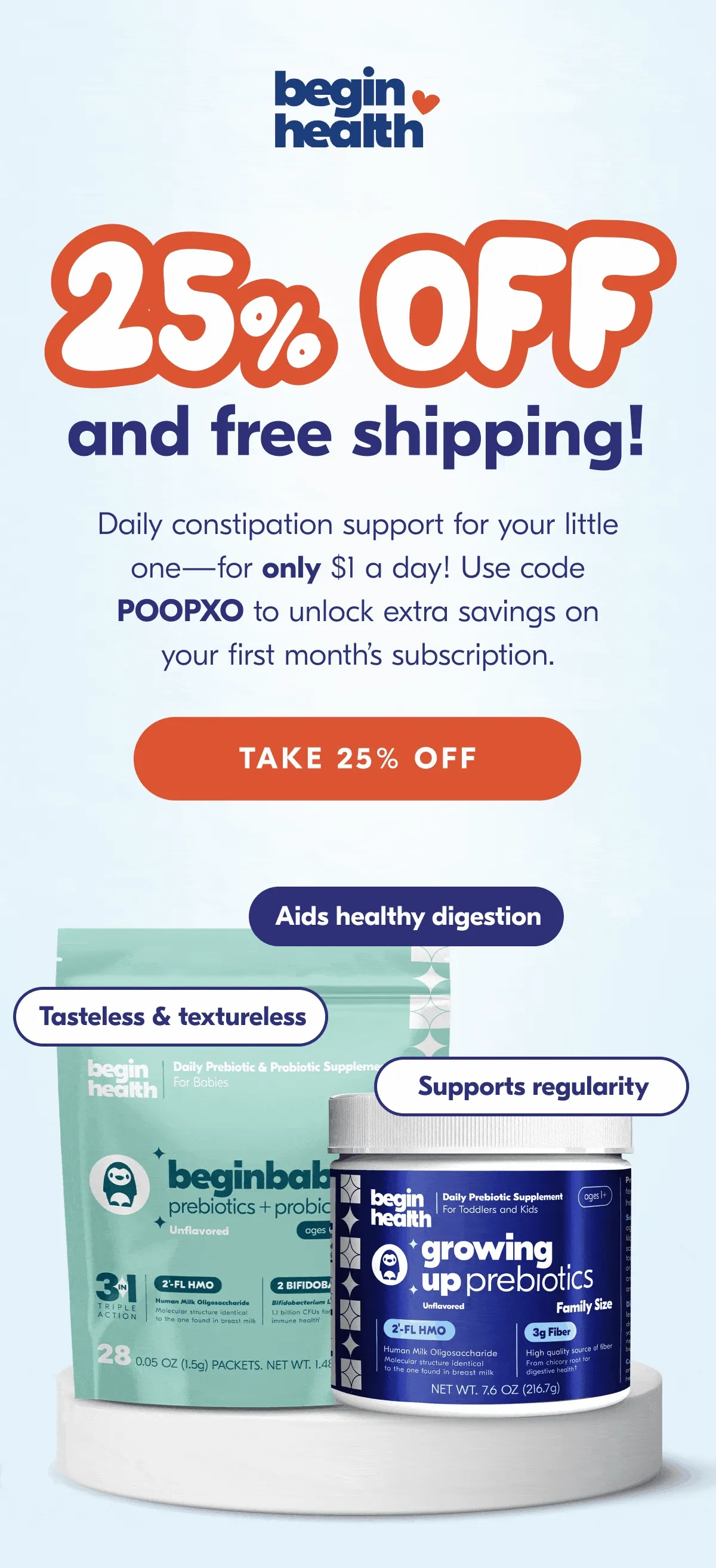 Use code POOPXO to get extra savings on your first months subscription!