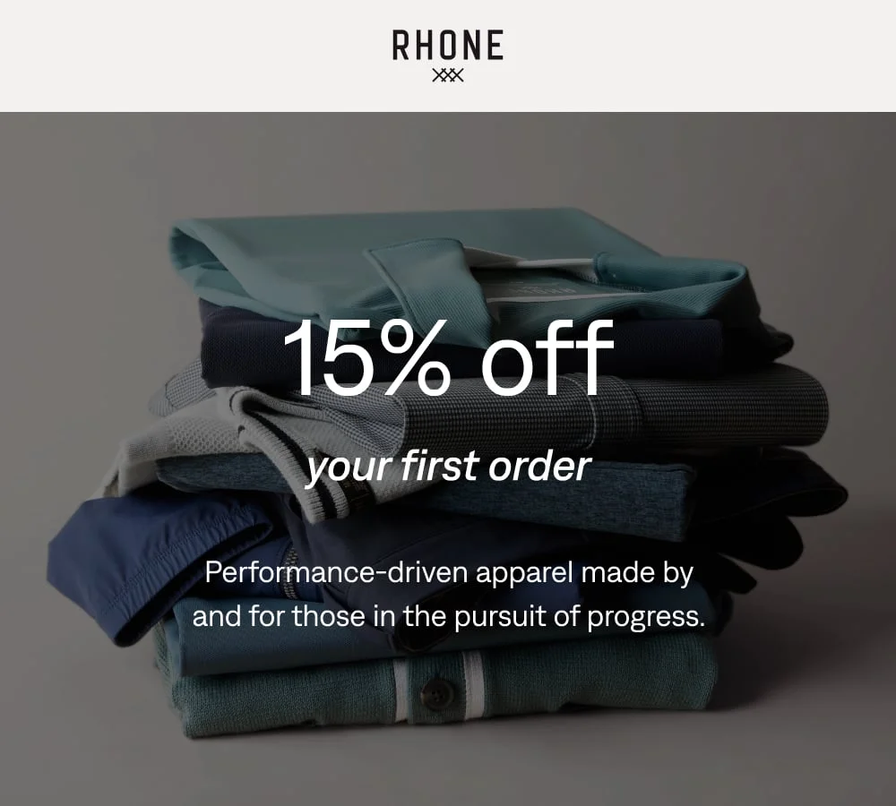15% off your first purchase
