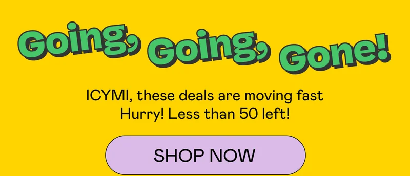 Going, Going, Gone!