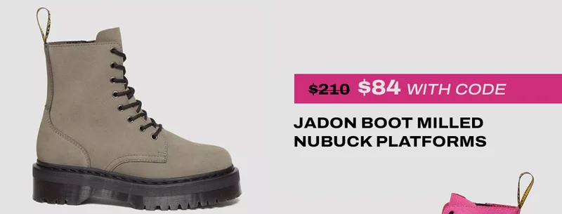 JADON BOOT MILLED NUBUCK PLATFORMS