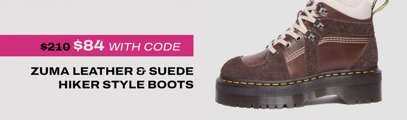 ZUMA LEATHER & SUEDE HIKER STYLE BOOTS