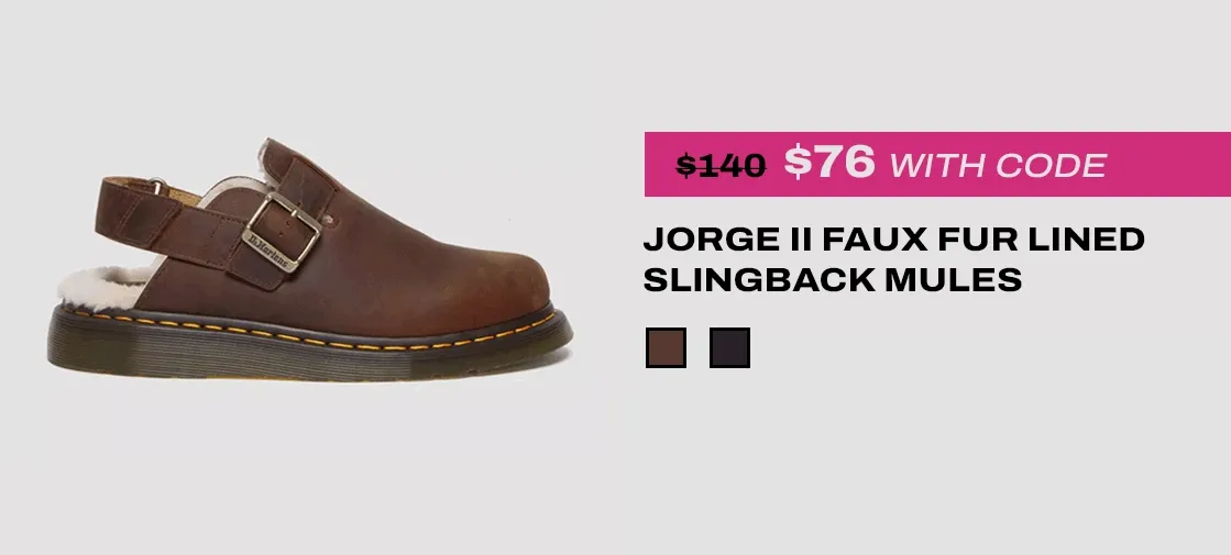 Jorge II Faux Fur Lined Slingback Mules