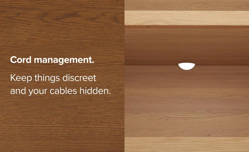 Cord management.