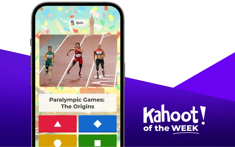 Smartphone displaying a kahoot entitled ''The World's Tallest Moountains''''