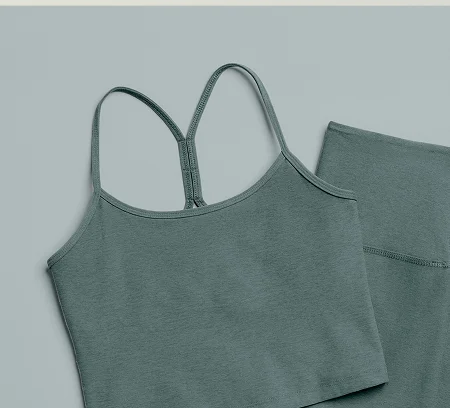 Spacedye™ Slim Racerback Cropped Tank