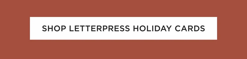 Shop Letterpress Holiday Cards