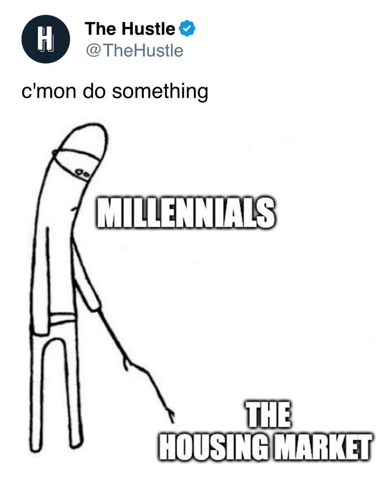 millennials and housing meme