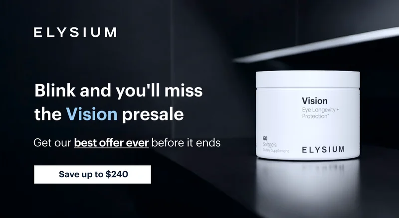 | ELYSIUM | Blink and you'll miss the Vision presale | Get our best offer ever before it ends | Save up to $240