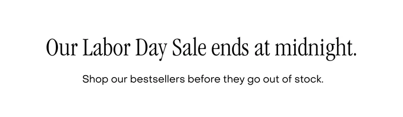 Save up to 25% off sitewide on luggage, bags, and travel accessories this Labor Day Weekend. Ends Monday.