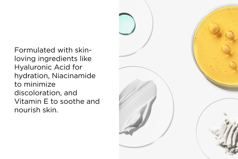 FORMULATED WITH SKIN-LOVING