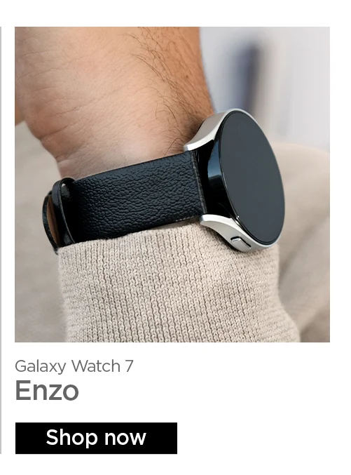 Shop Samsung Galaxy Watch 7 Enzo Leather Band